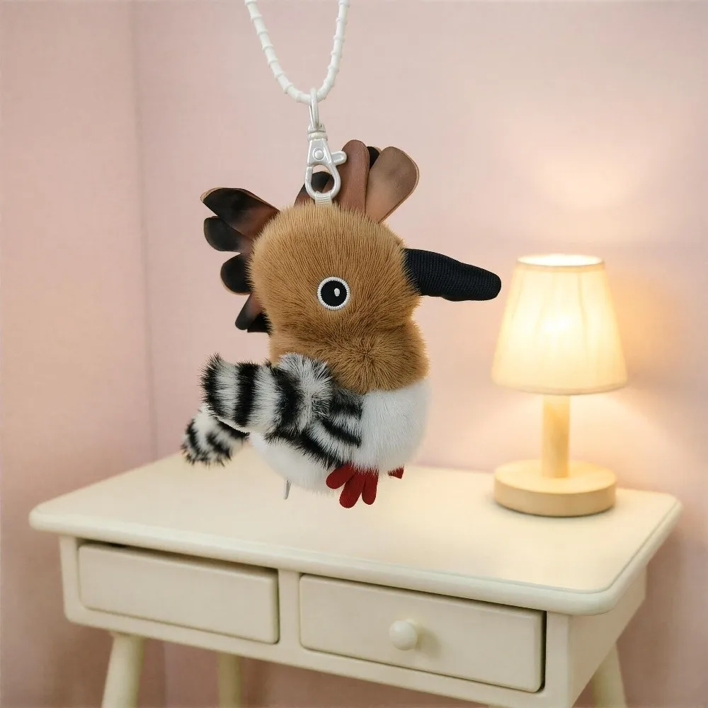 Soft Plush Little Bird Series Plush Keychain Singing Recording Bird Plush Ornament Flapping Wings Singing Plush Pendant