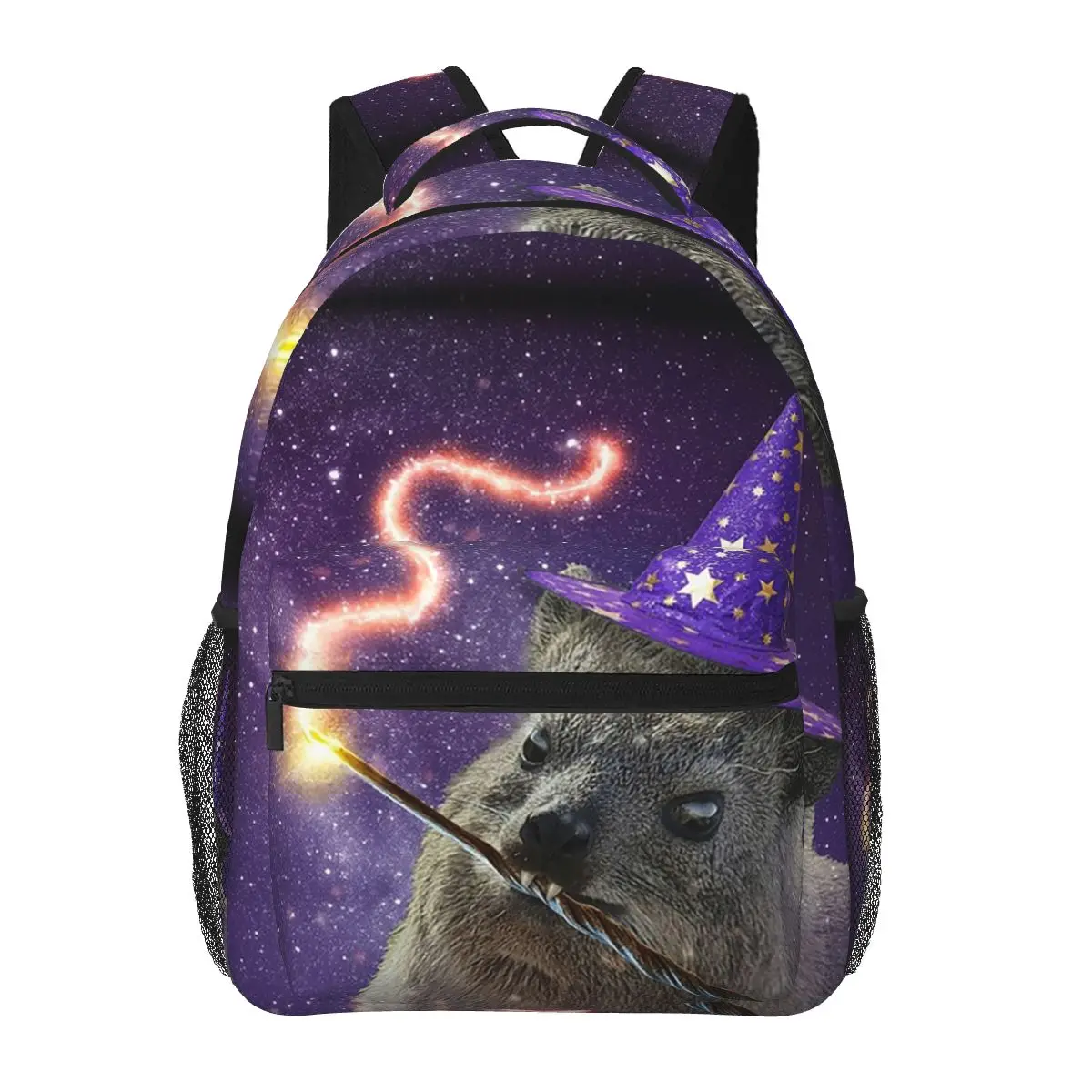 Awawa Kadabra Rock Hyrax Wizard Backpacks Boys Girls Bookbag Children School Bags Travel Rucksack Shoulder Bag Large Capacity