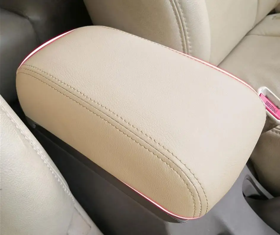 For Hyundai Tucson 2006-2013 Microfibre Leather Center Armrest Cover car central container armrest box Cover  nterior upgrade