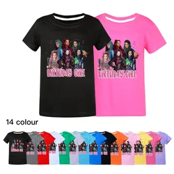 Descendants 4 Tshirt Girls Boys Clothes 3D Print T-shirt Short Sleeve Harajuku Tops Streetwear Video New Game Fashion Kids Tees