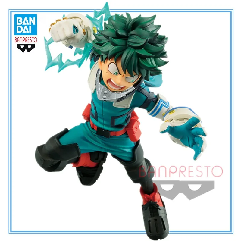 

In Stock My Hero Academia Midoriya Izuku Anime Action Figure Banpresto Original Japanese Collectible Boxed Doll Model Toy Gift