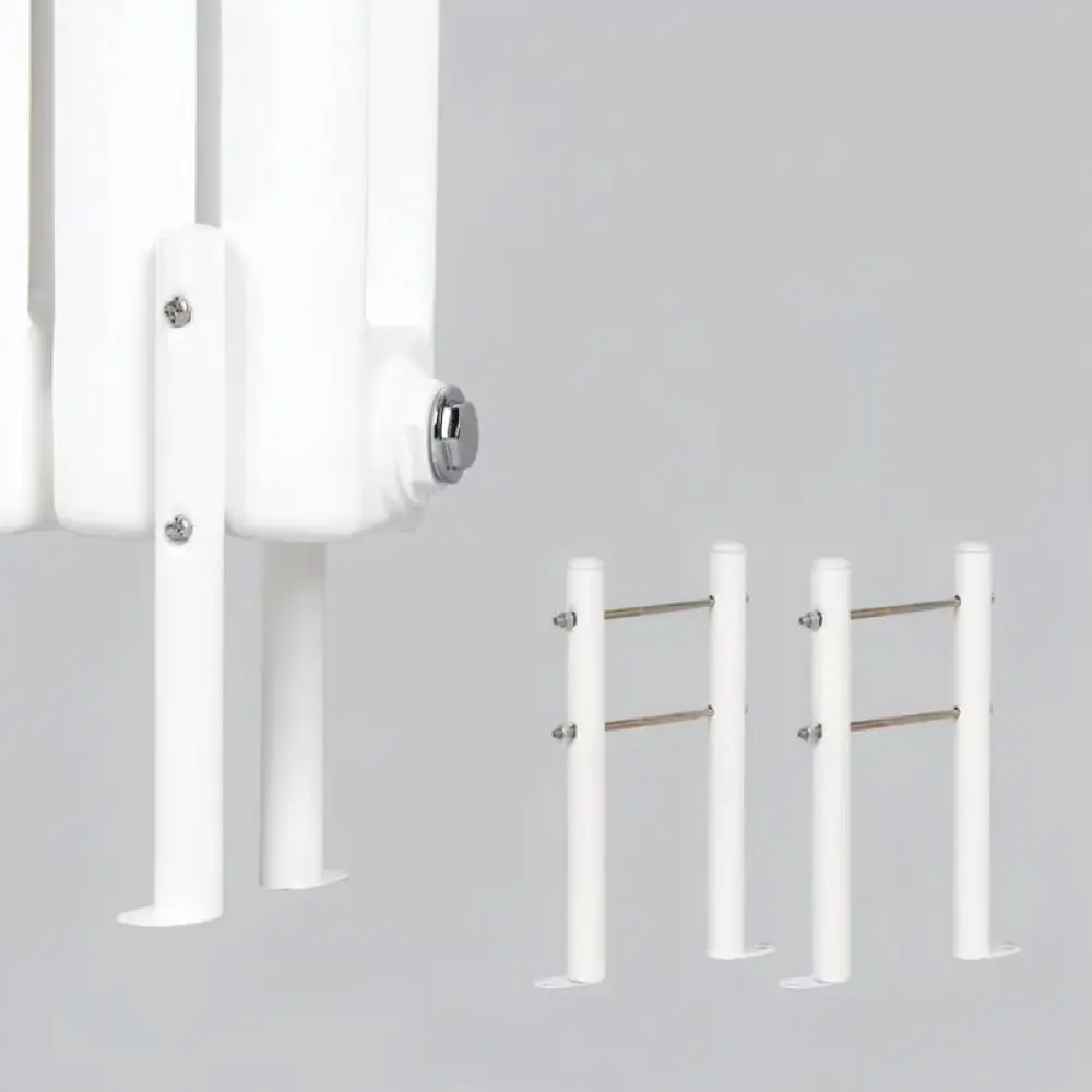 Radiator Floor Standing Bracket Heavy Duty Steel Support Stand Holder For Thin Wall Home Heating System Adjustable Leg Base