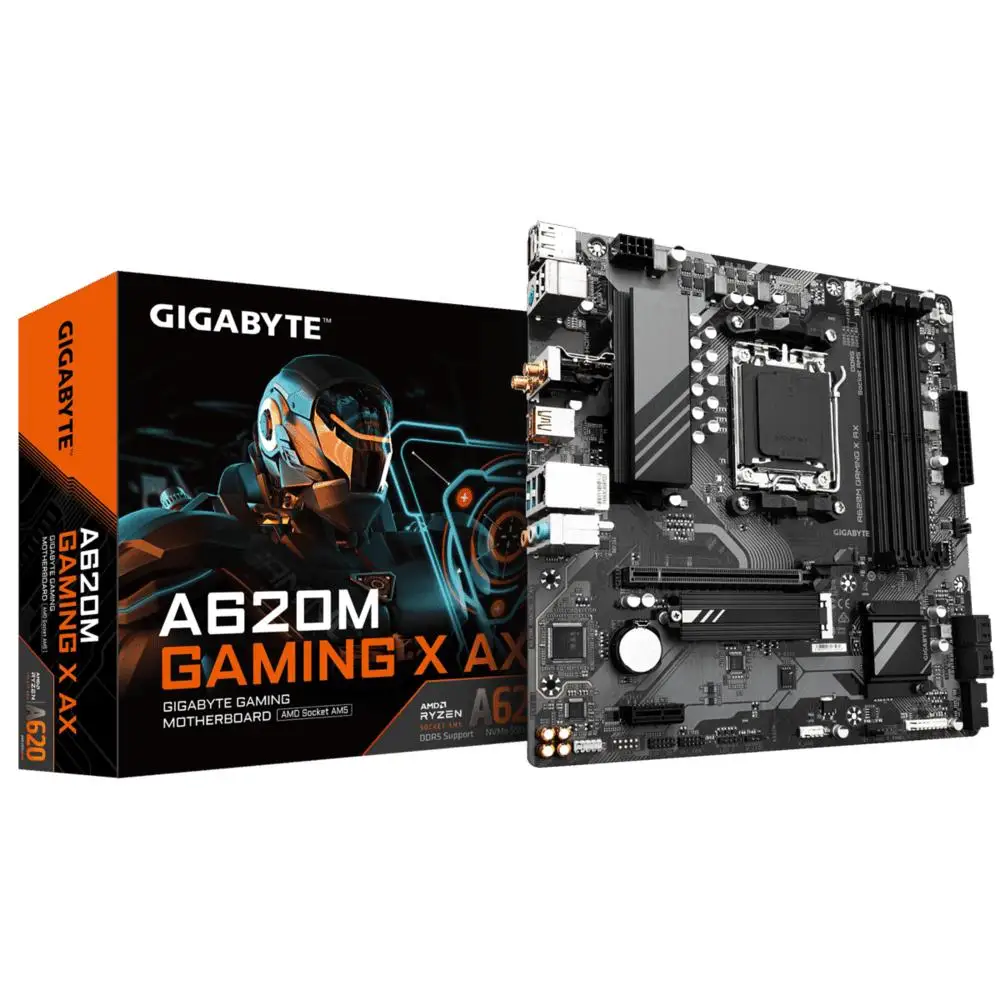 Mae Gigabyte AMD (AM5) Board DDR5 Micro ATX - A620M Gaming X AX 1.1