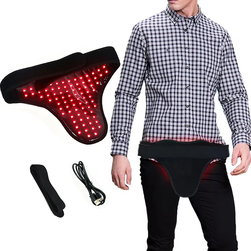 NEW 82PCS LEDs Red Light Therapy for Men Prostate Therapy Device 660nm&850nm Physical Infrared Therapy Wrap Belt for Pain Relief