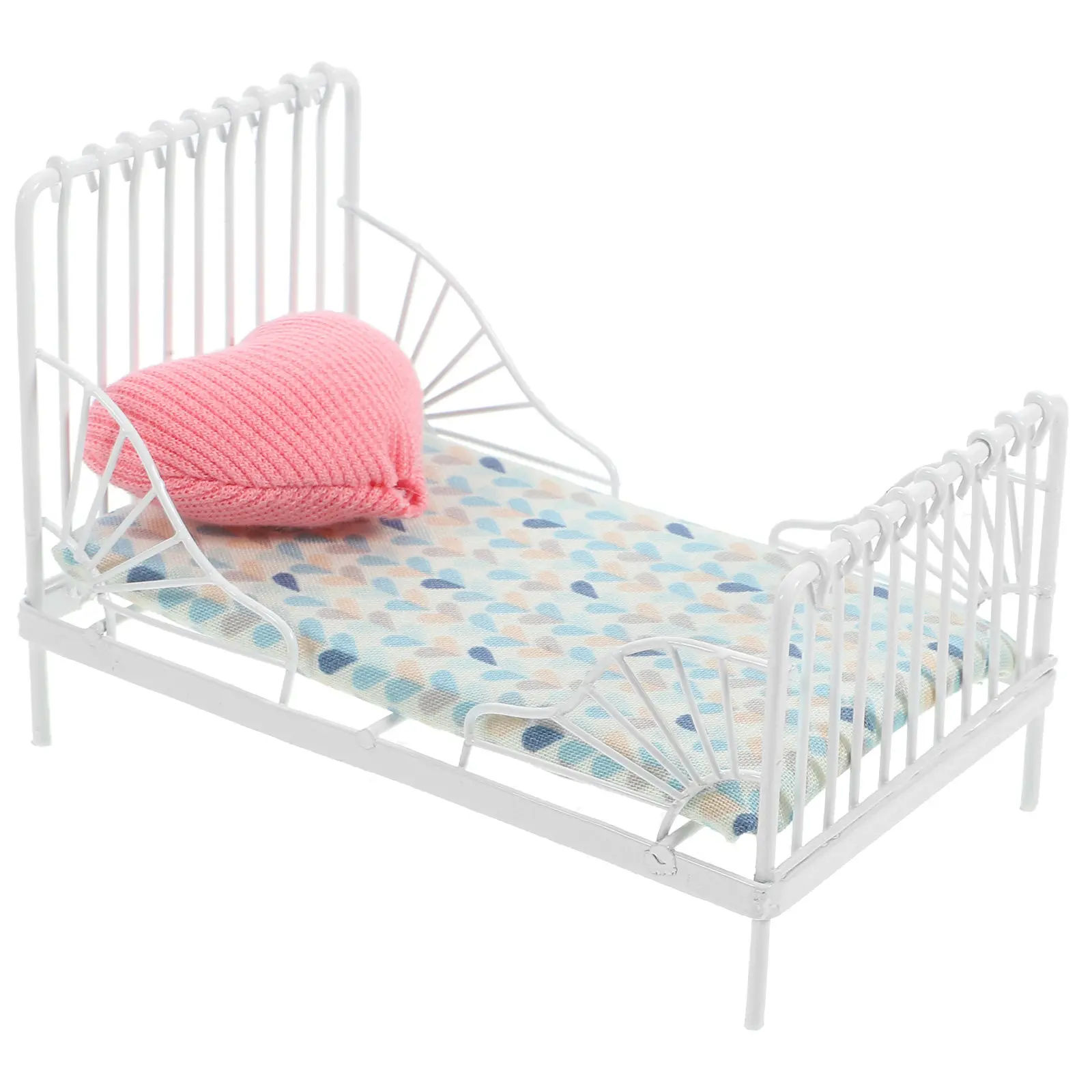 

Набор миниатюрных подушек для кровати в винтажном стиле, миниатюрная кровать для кукольного домика, аксессуар для мебели для кукольного домика