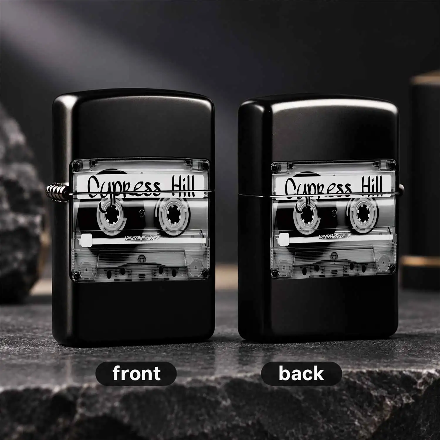 Vintage Cassette Tape Style Cypress Hill Themed Lighter Classic Retro Hip Hop Art Print Portable Pocket Accessory For All Occasions Ideal Gift Forfans Personalized Daily Use Decorative Practical Cool Small Item A Humorous And Interesting Li