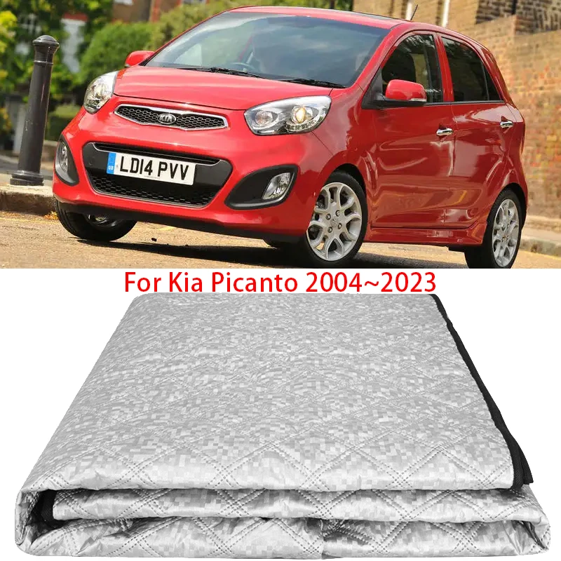 For Kia Picanto Morning 2004~2023 Eko Taxi Naza Suria Car Sunshade Anti-snow Shield Cover Ice Protection Anti-Frost Accessories