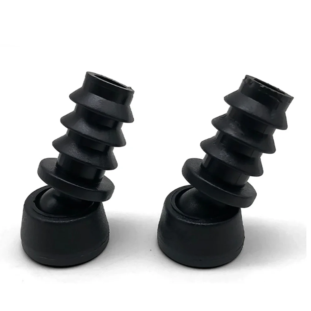4-30Pcs Black Activity Round Foot PE Plastic Furniture Floor Mat Office Computer Chair Plastic Accessories Dia 16/19/22/25mm