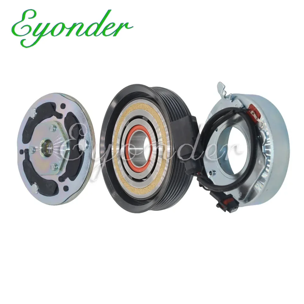 

AC A/C Air Conditioning Conditioner Compressor Magnetic Clutch Pulley 6PK for Audi A6 C7 2.5 6SAS14C bearing 35*52*20mm