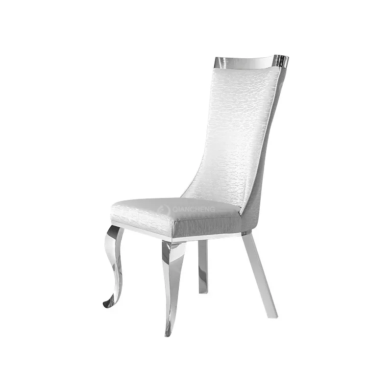 

Home dining room fabric chair with backrest