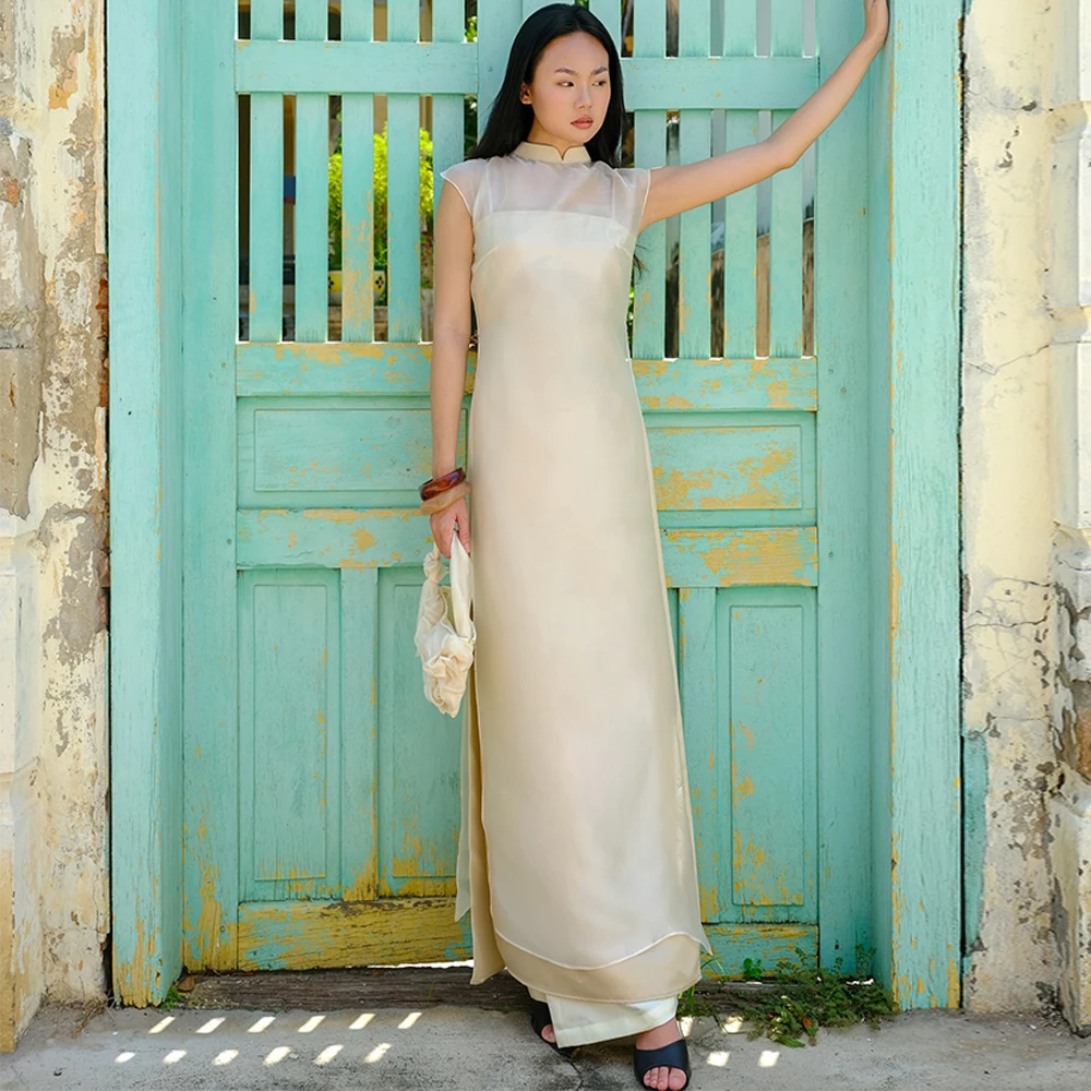 

Temperament Satin and Organza Prom Dresses Customized Side Slit Cap Sleeve Evening Dress Zipper Back Bespoke Occasion Gowns