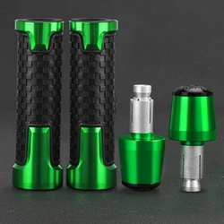 For KAWASAKI NINJA 250 300 400 650 R ninja 1000 1000SX Motorcycle 7/8'' Handlebar Grips Handle grip Ends Plug Slider Caps ninja