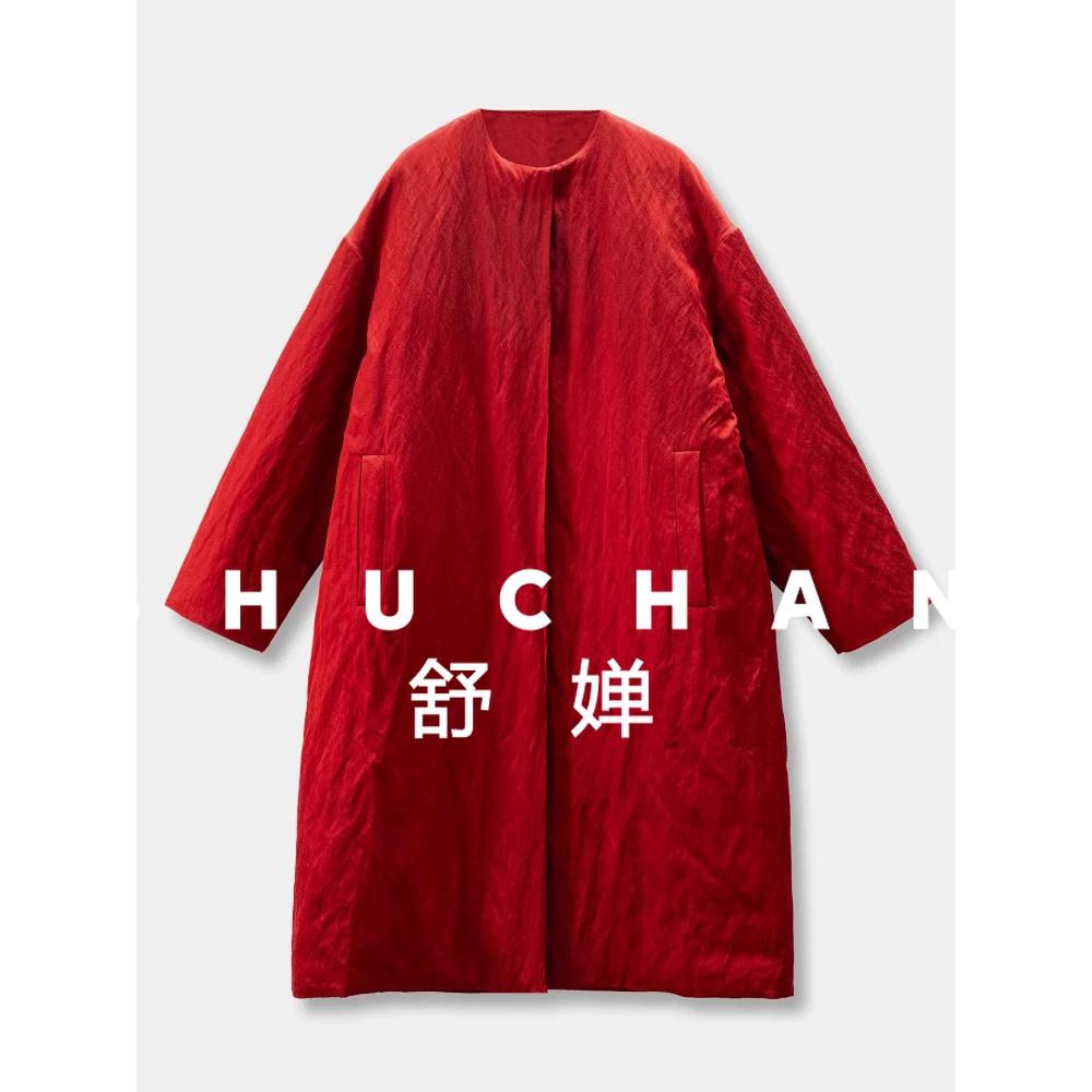 95 سترة بيضاء متوسطة وطويلة من ريش الإوزة H74F7 Casaco Feminino Inverno 2025 Abrigos Mujer Invierno