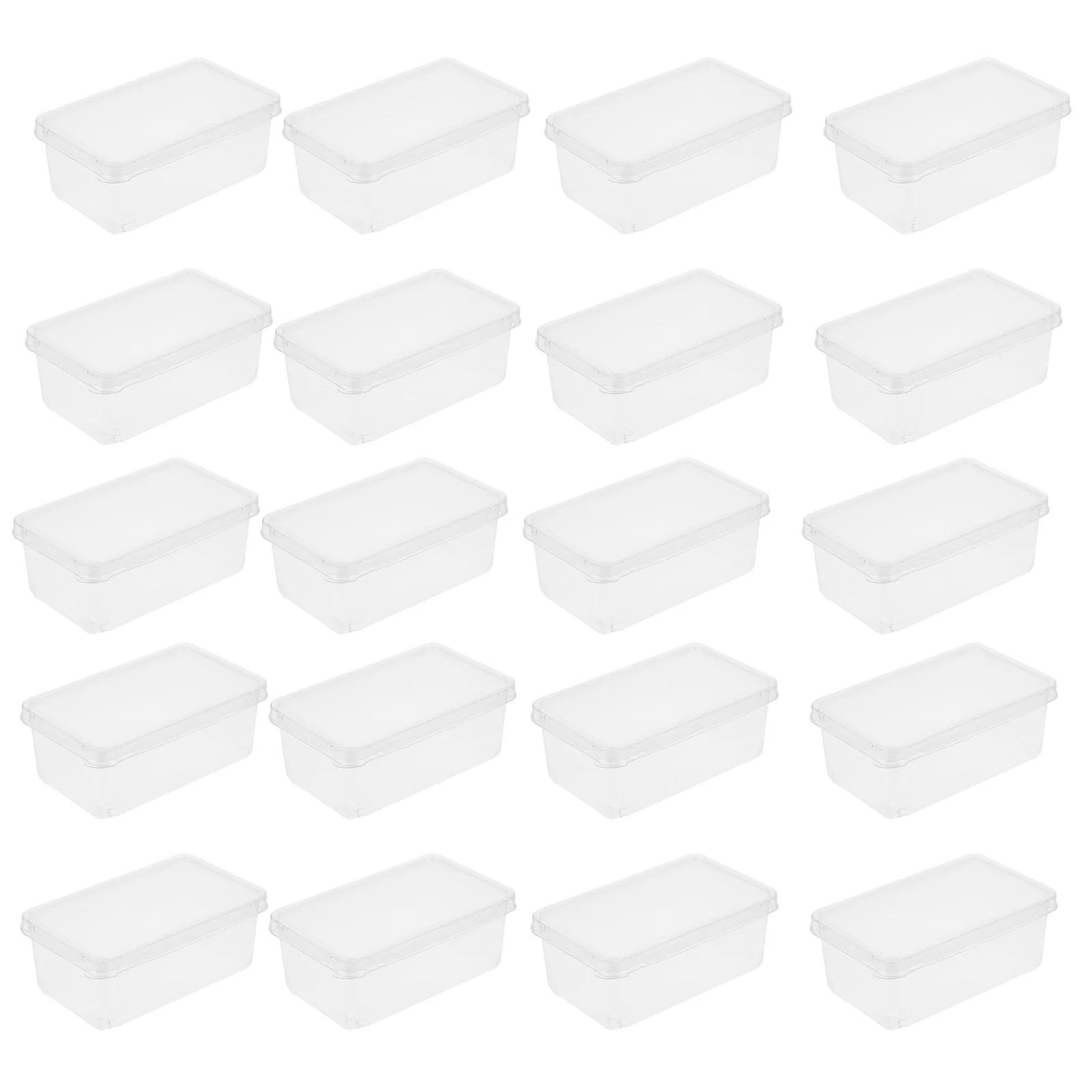 

20pcs Tiramisu Boxes Transparent Cake Boxes Fresh Keeping Portable Cake Takeout Baking Packing Cases Disposable Kitchen Barware