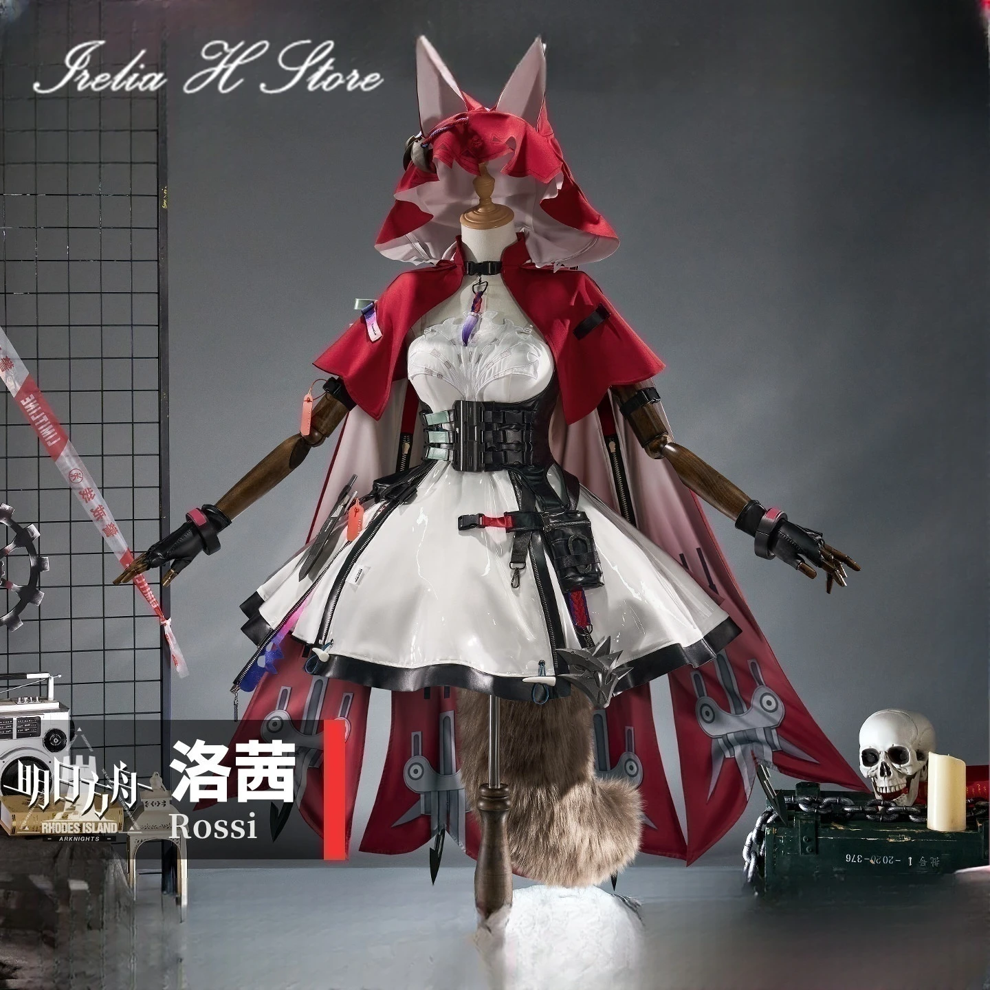 Irelia H Store Arknights:Endfield Rossi Cosplay Costume Game Rossi Unifrom Dress for women Halloween Costumes