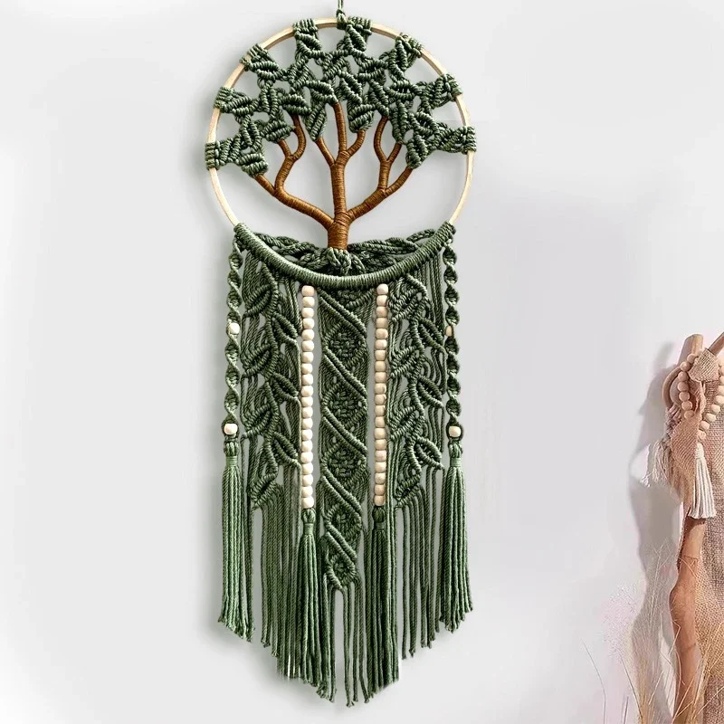 Tapestries Tapestries, hand-woven fringed decorative wall pendants