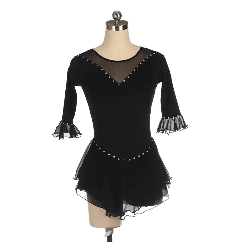 

Customized Children's Adult Figure Skating Dress Girls Performance Dress Competition Grade Skirt justocorps de gymnastique fille