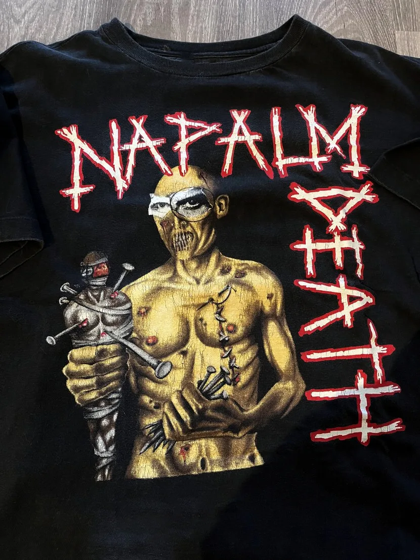 

Napalm Death Symbol T- Shirt Short Sleeve Cotton Black Men Size S to 5XL BE2235