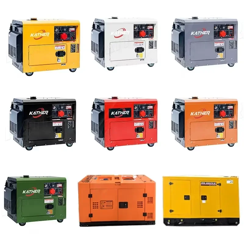 3kva 5kva 6kva 8.5kva 10kva 12kva 15kva 20kva Super Silent Genset Portable Generators Soundproof Power