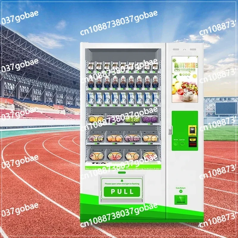 Twist Egg Vending Machine Cut Fruit Vending Machine Singapore Touch Screen Operation Mini Mart Vending Machine with Big Glas