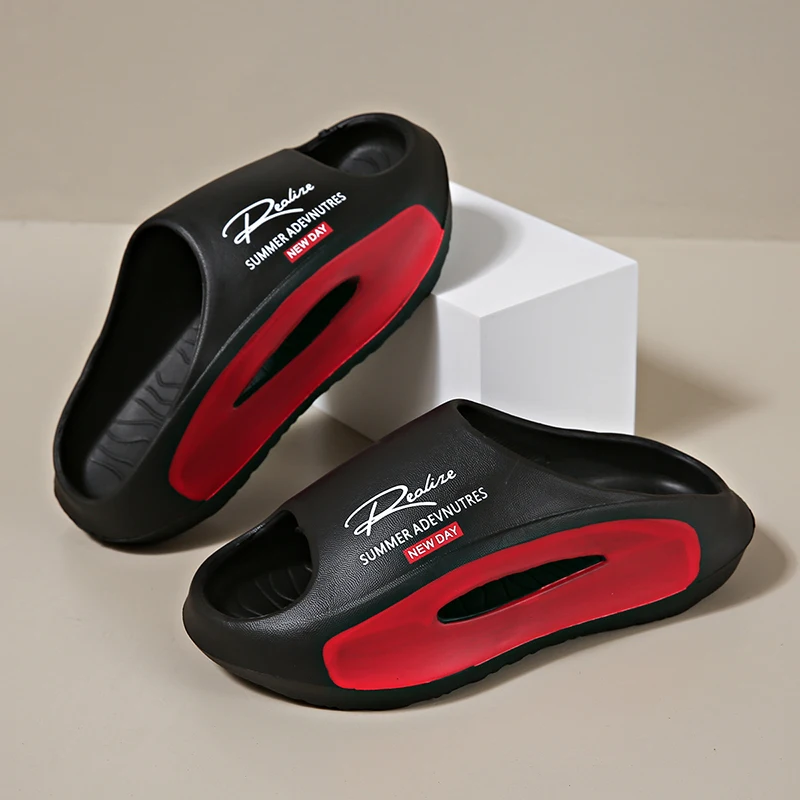 

Новые мужские и женские шлепанцы 2026 года: летние пляжные тапочки класса люкс, уличные и домашние мягкие шлепанцы из ЭВА, мужские нескользящие тапочки