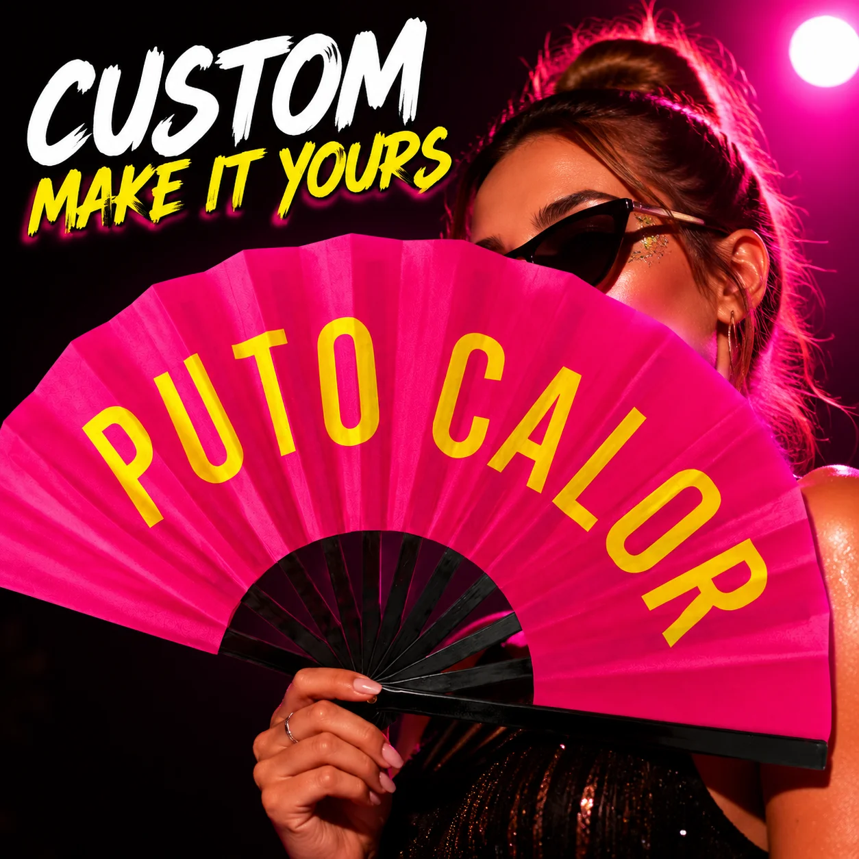 50Pcs/Lot Personalized Hand Fan Custom Logo Print 10 Inch Bamboo Folding Fans Wedding Favors Party Gifts Bulk