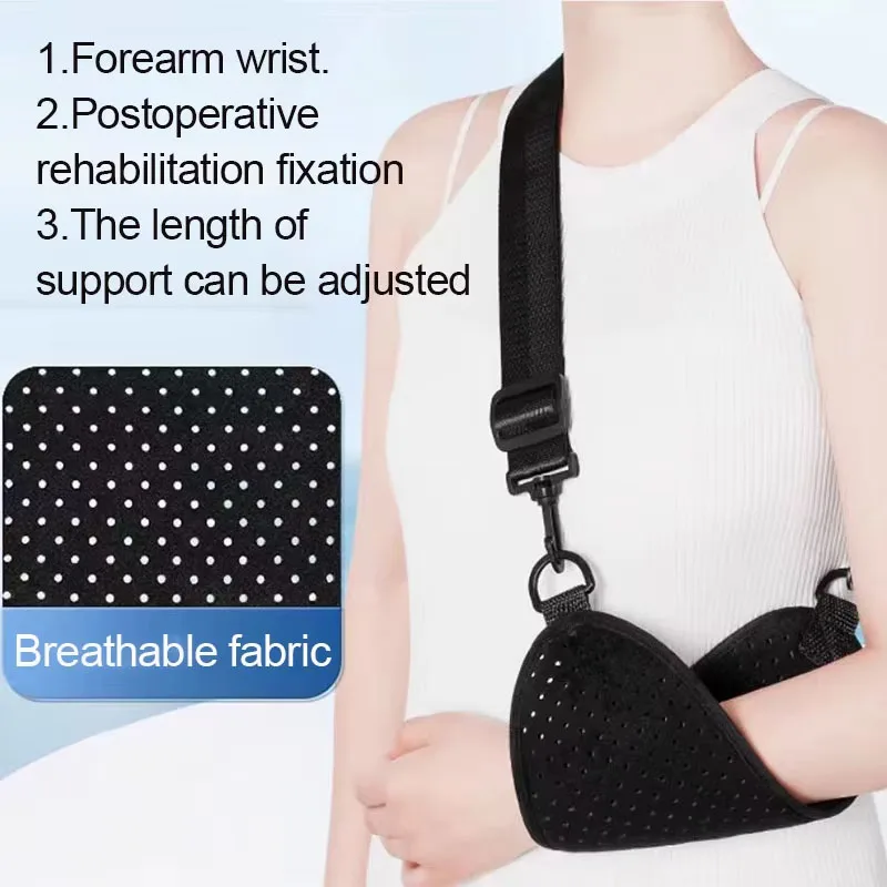 Breathable Arm Sling Adjustable Arm Support Strap Immobilizer For Injury Shoulder Elbow Wrist Dislocation Fracture Brace Belt
