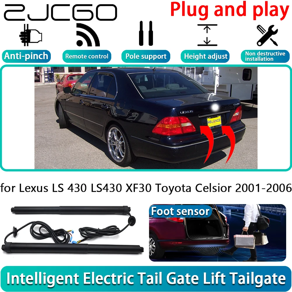 ZJCGO for Lexus LS 430 LS430 XF30 Toyota Celsior 2001-2006 Electric Powered Tailgate Power Liftgate Automatic Tailgate System