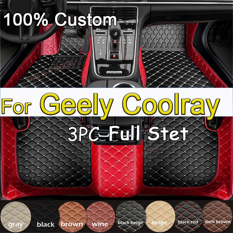 

Car Floor Mats For Geely Coolray 2019 2020 2021 2022 2023 Custom Auto Foot Pads Automobile Carpet Cover Interior Accessories