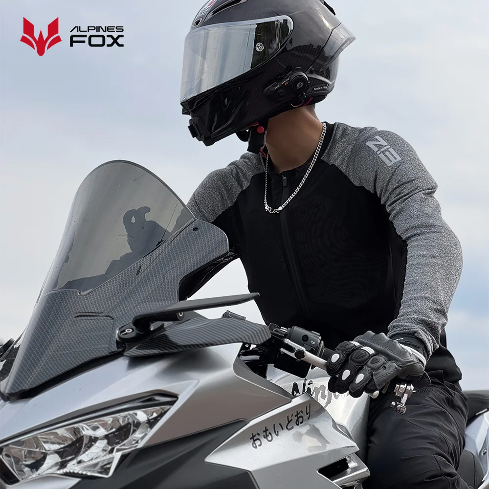 Men's Motorcycle Jacket Summer Breathable Motocross Body Armor Elastic Rider Racing Jacket Clothing CE Certified Protector Gear