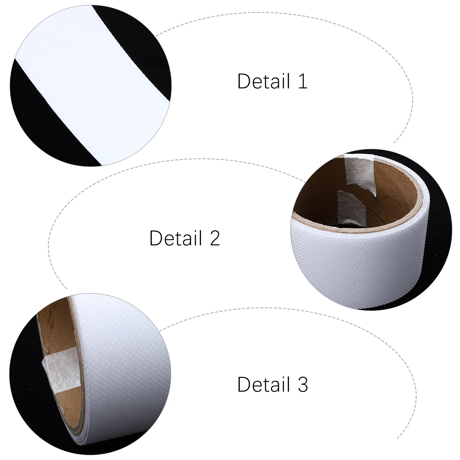 

2 Rolls Anti-Skid Shoe Decals Transparent Unique Pattern Self-Adhesive Sole Protector for High Heel Wear-Resistant Non-Slip