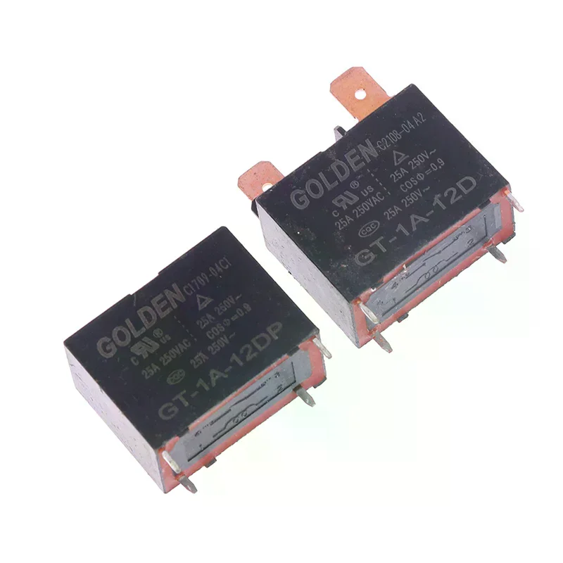 GT-1A-12D/GT-1A-12DP Air Conditioning Water Heater Relay 25A 4 Feet 12V Air Conditioner Electric Water Heater Motherboard Relay