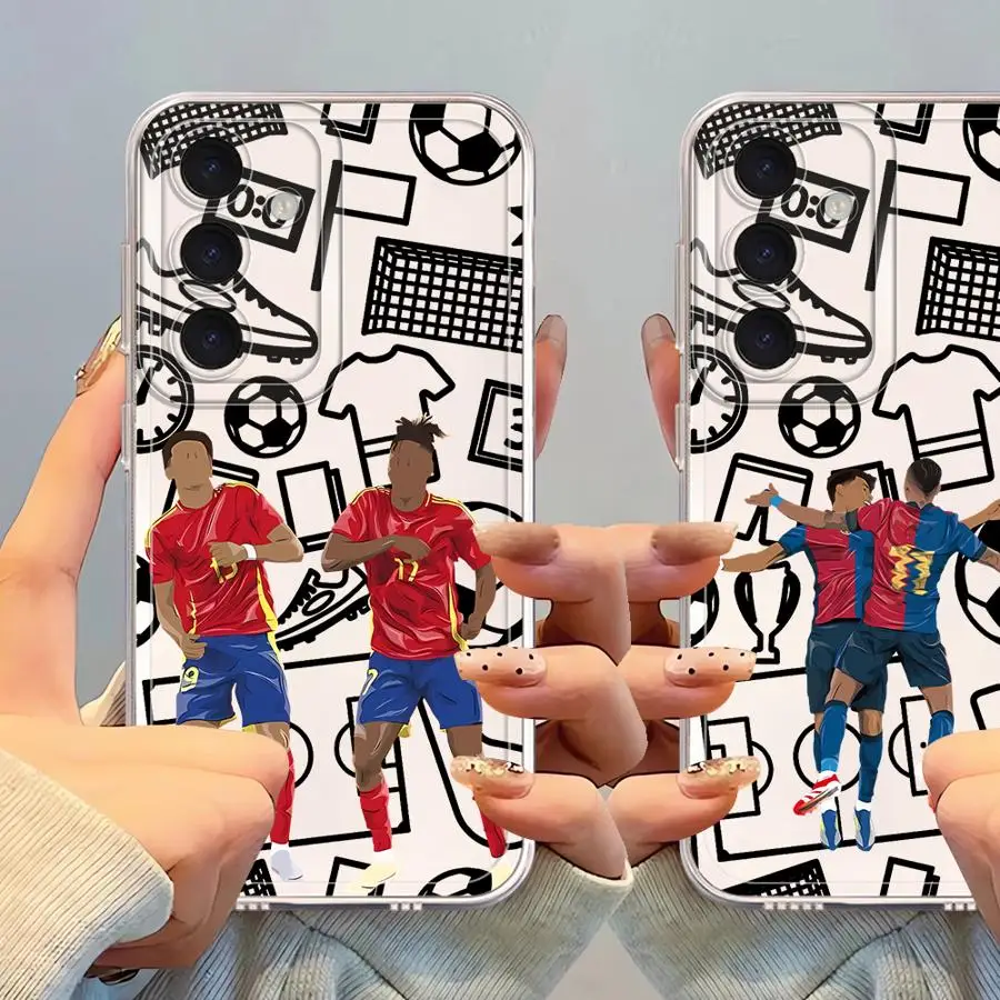 Sports Football Cartoon Case for Samsung Galaxy A71 A72 A31 A32 A12 A16 A52s A52 A21s A51 A50 Soft Phone Cover