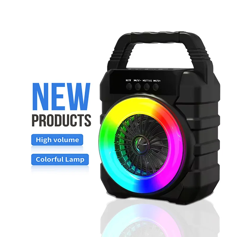 Cross-border Special Price 4-inch Wireless Portable Bluetooth Speaker Mini Portable Subwoofer High-volume Plug-in Card Audio