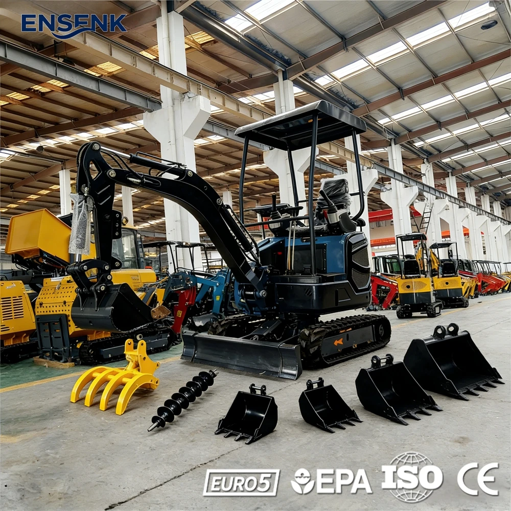 

Mini Excavator 1.5Ton 1.8Ton 3.0Ton Construction 2.0Ton Multifunctional Agricultural CE Epa Euro5 Factory Direct