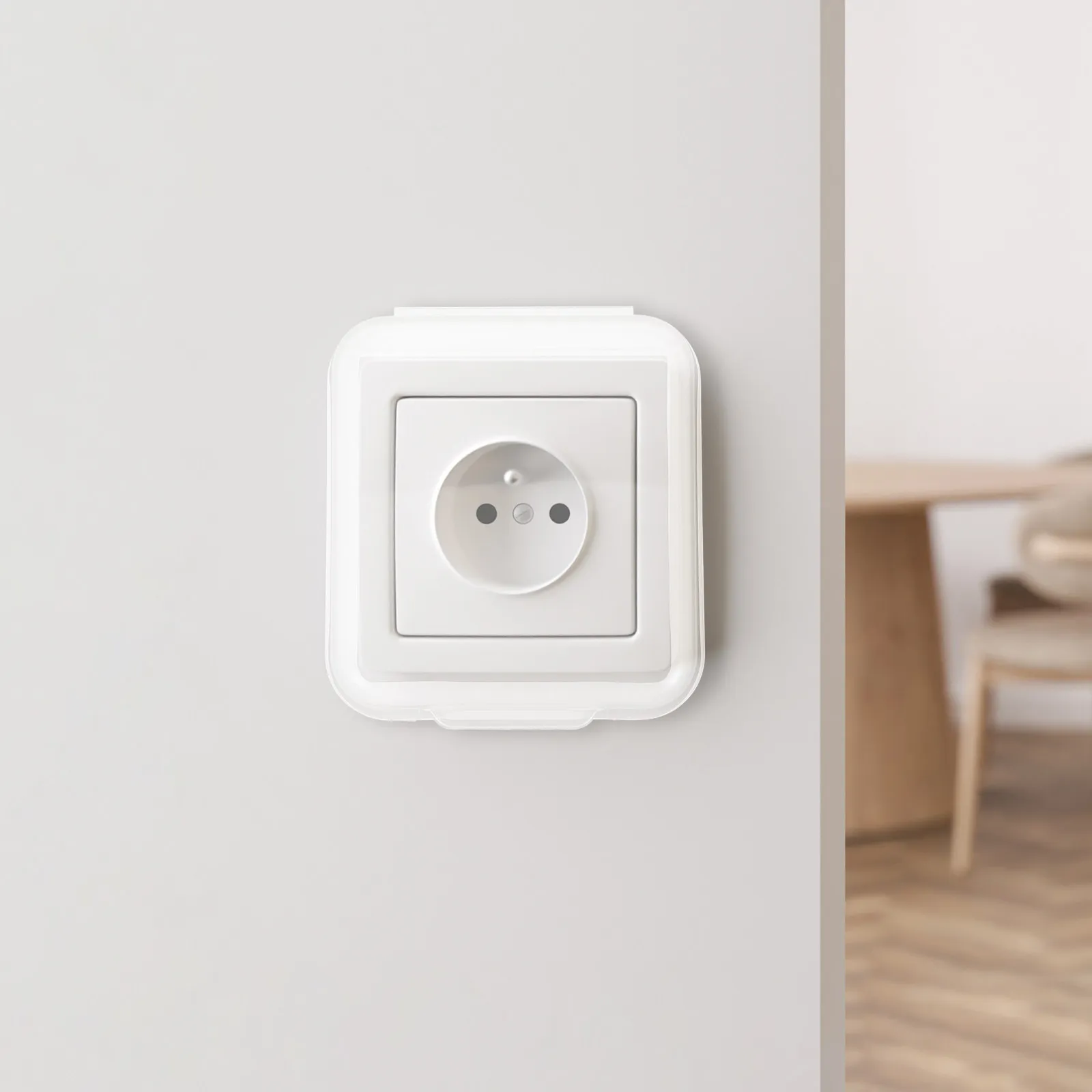 

Прозрачная защитная крышка для бытовой настенной розетки, водонепроницаемая, защита от брызг, безопасная крышка для электрической розетки для использования внутри помещений