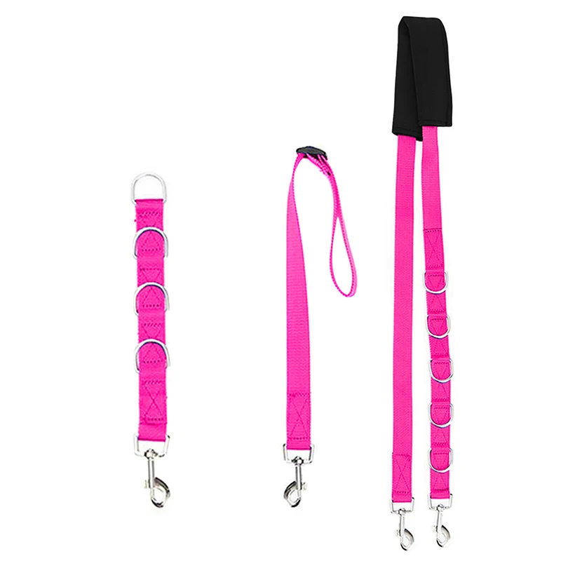 3Pcs/Set Dog Grooming Belly Strap D-rings Bathing Band Pet Supplies Adjustable Free Size Pet Traction Belt Collar Dog Harness