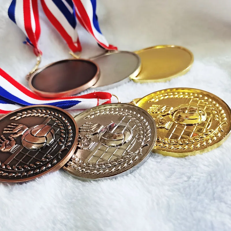 Volleyball Medals  Gold Color Medal and Silver Color Medal and   Branze  Color Medal