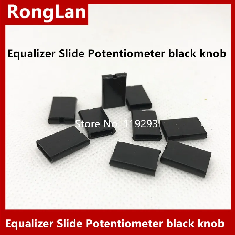 [BELLA] Equalizer Slide Potentiometer black knob (only the knob)--30PCS/LOT