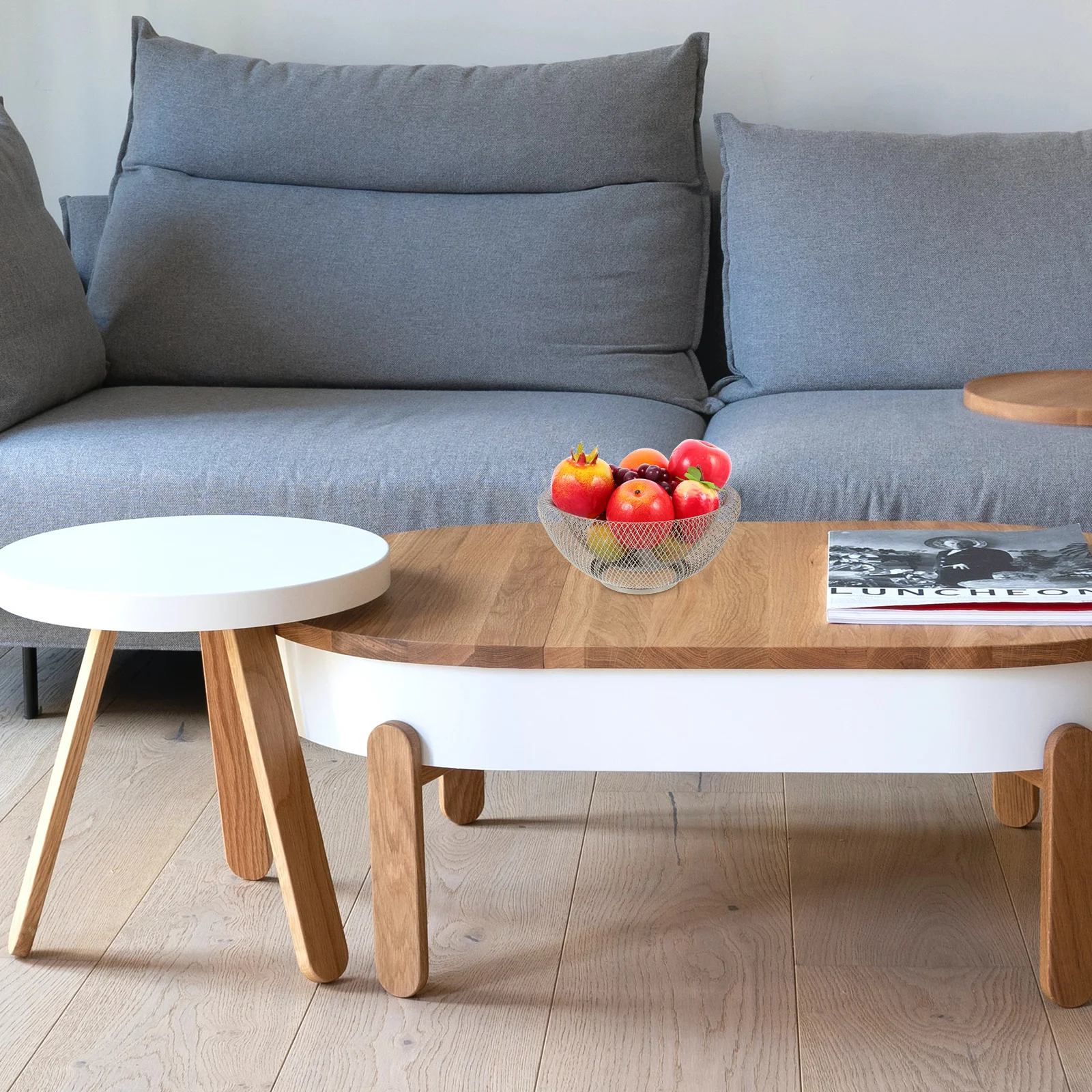 

1 pc Fruit Basket Thick Material Large Capacity Drain Storage For Fruits Vegetables Snacks Household Multipurpose Organizer