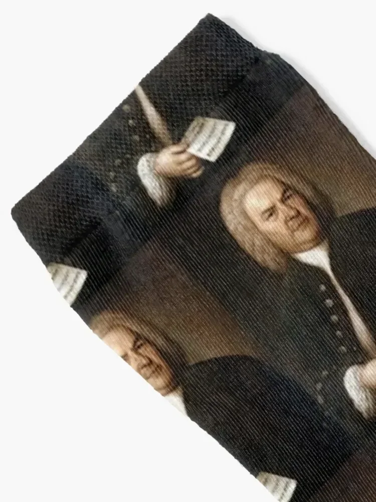 Johann Sebastian Bach, German Composer Socks basketball designer brand Wholesale Male Socks Women's