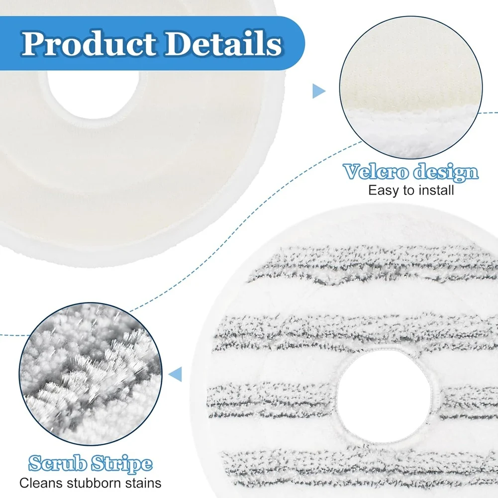 ¡Promoción! Almohadillas de microfibra para fregona Vileda Clean Spin, repuestos para cabezal de fregona, lavables y reutilizables para limpiar suelos