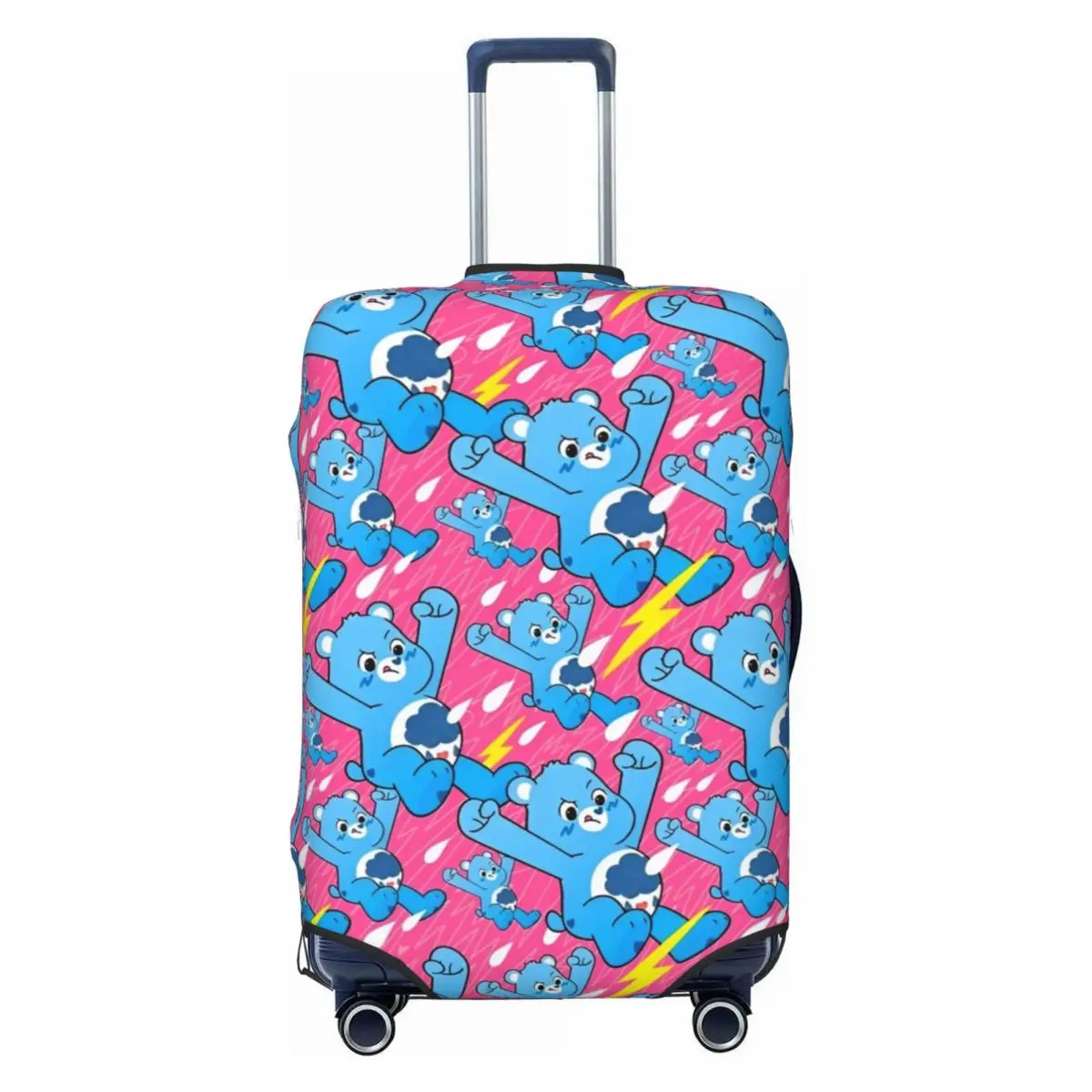 Cartoon Care Bears Movie Suitcase Cover Grumpy Bear Holiday Business Useful Luggage Supplies Protector