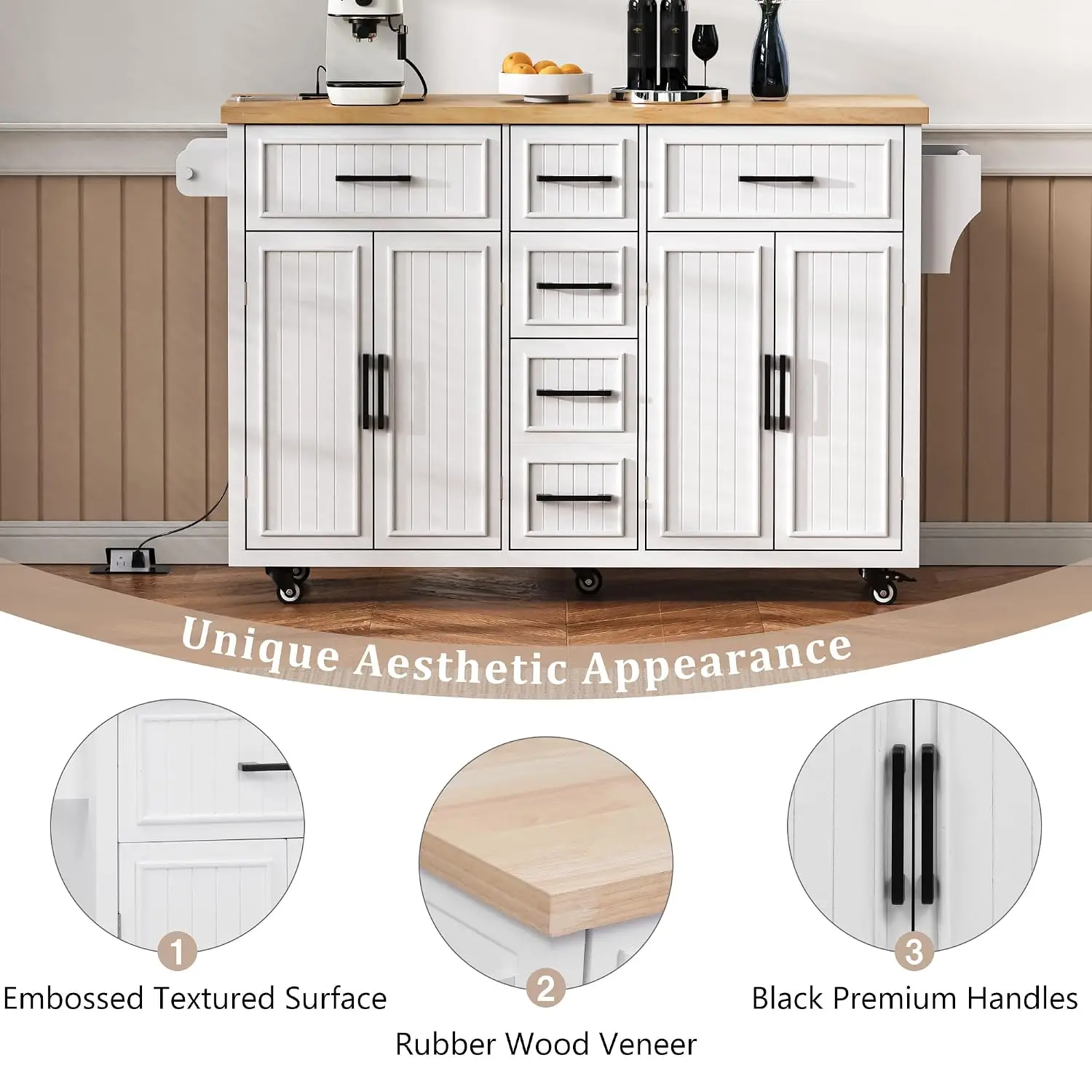 Thumbnail 4 - #13 Low Price Kitchen Island Carts Deals