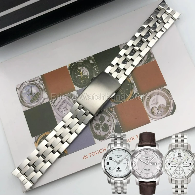 pulseira-delicada-para-tissot-prc200-t461-t014-t17-interface-curvada-pulseira-de-aco-inoxidavel-alta-dureza-toque-amigavel-a-pele