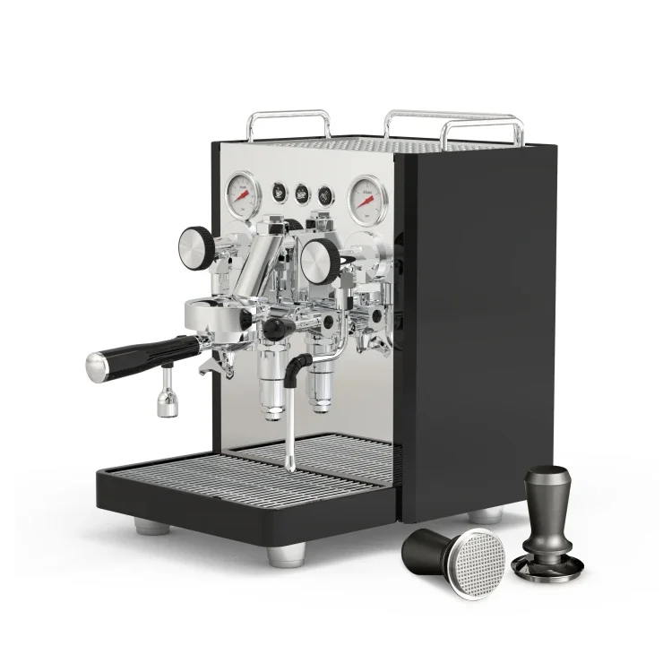 

Professional Stainless Steel 1 Group Ground Commercial Cappuccino Espresso Coffee Maker With Dual Boiler