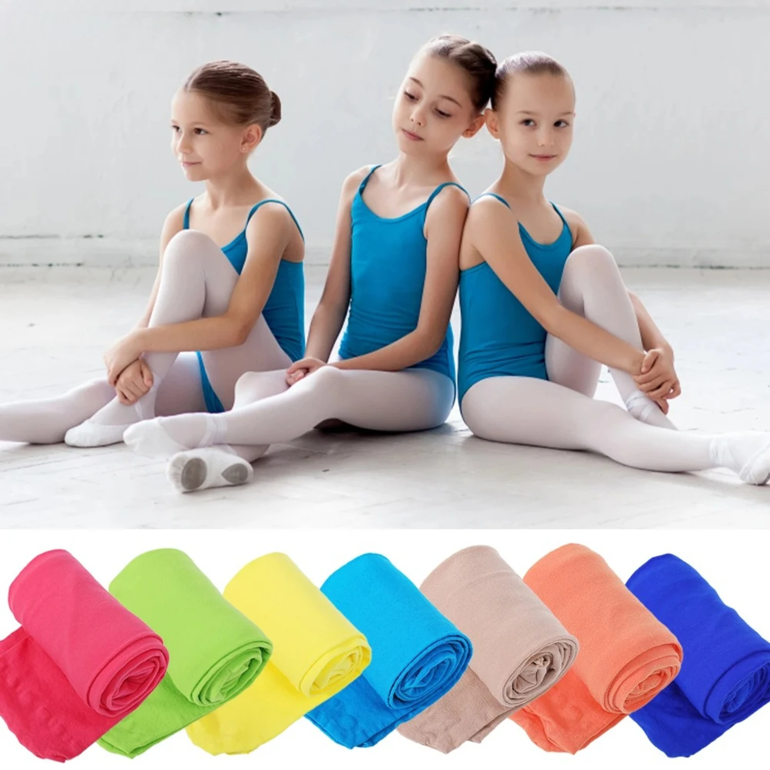 

Чулок для девочек, колготки для балета и танцев, колготки для девочек, детские бархатные толстые теплые однотонные колготки, колготки для девочек