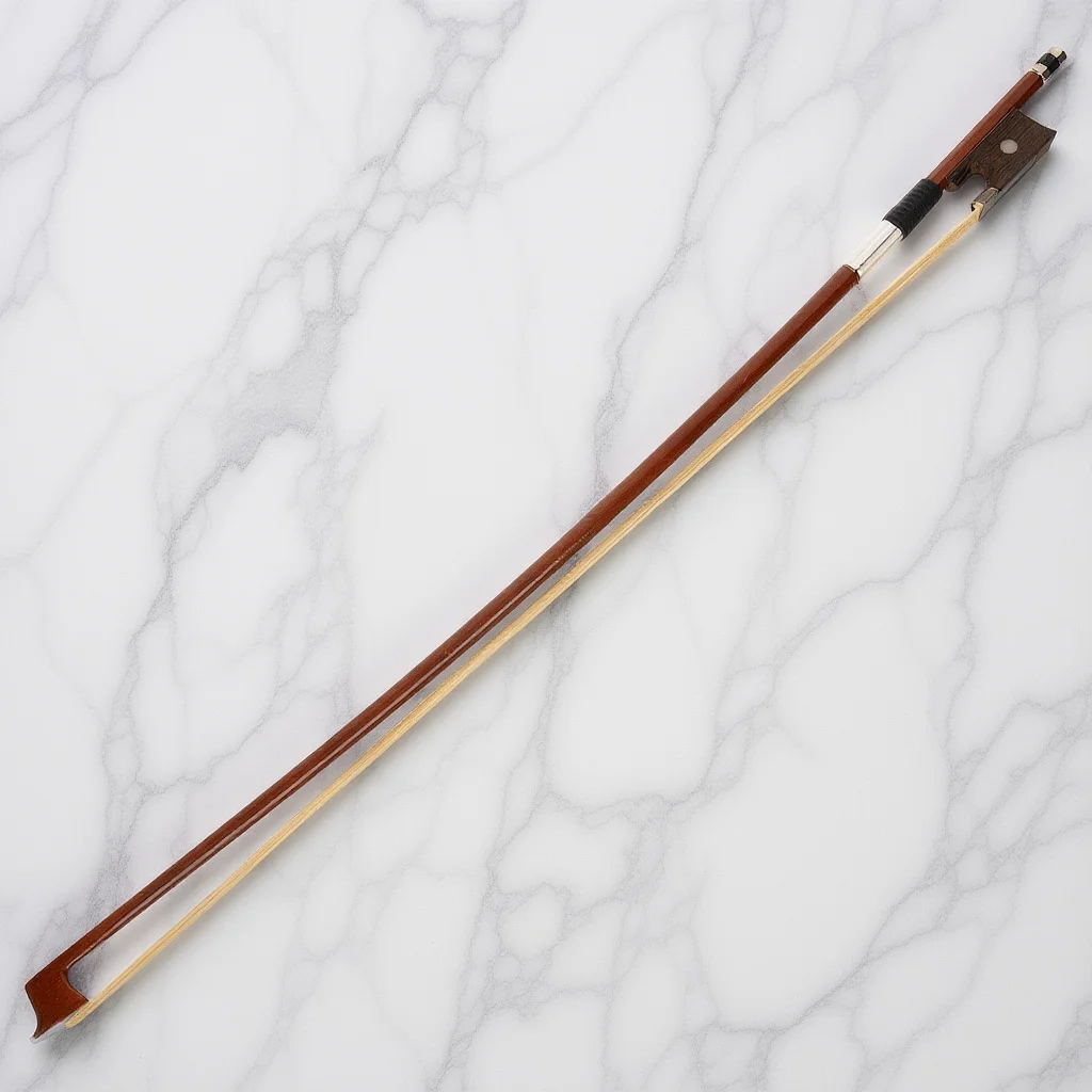 

1 4 4 Wooden Violin Bow Well Balanced Professional Practice Bright Sound Replacement Horsehair Bow Instrument Accessory