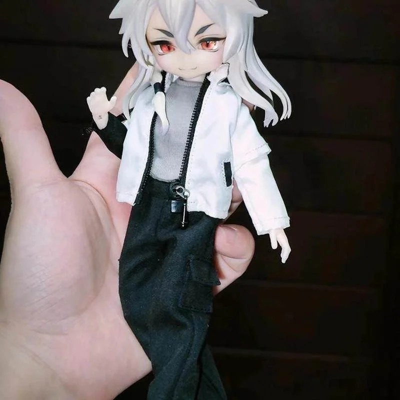 

Xiaolingdang Studio 1/12 BJD Body Ashi 3.0 Abs 14cm Posable Fits OB11 Doll Clothes Almond Super White Milk White Normal White