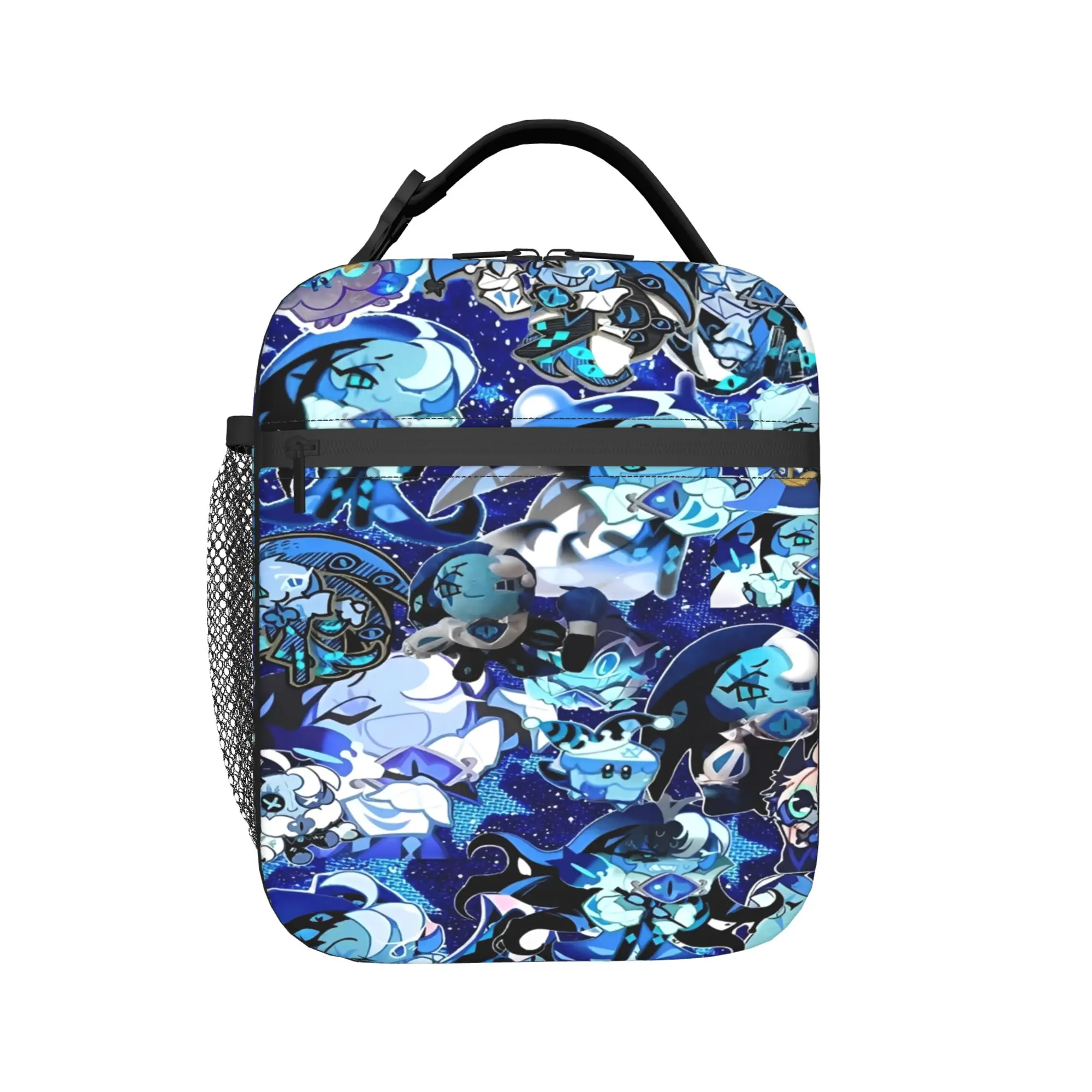 Cookie Run Kingdom Lunch Bag Funny School Lunch Box Graphic Design Portable Cooler Bag